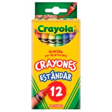 Crayola estandar 12 pzs