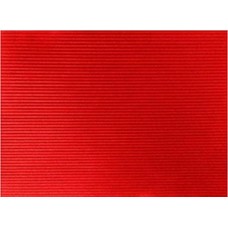 Papel corrugado Rojo 77x54cm