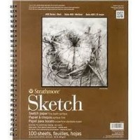 Sketch book 100 hojas 27.9 x 35.6 (89g/m) Stratchmore con espiral
