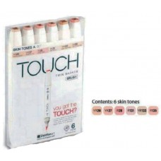 TOUCH marke skin tones A set c/6