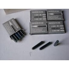 Cartucho de tinta negra para pluma fuente Inoxcrom 